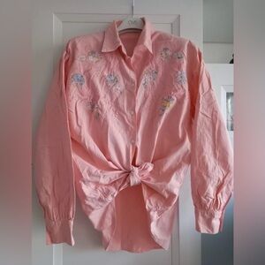 Vintage 90s Women’s Oversized Shirt – Size M
